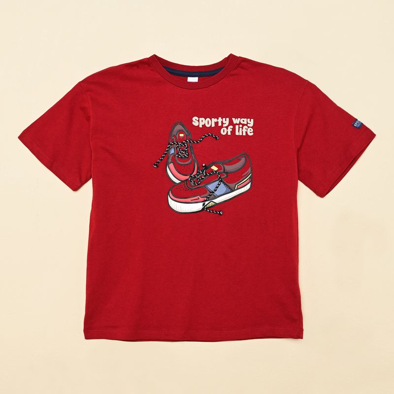 YAMP - Camiseta Niño  Manga corta Algodón Yamp