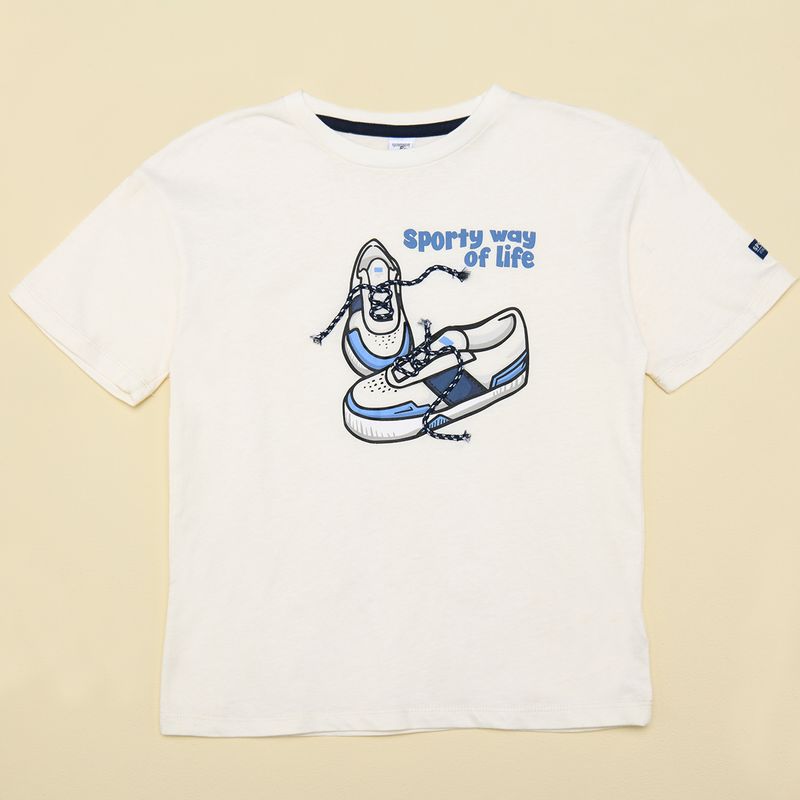 YAMP - Camiseta Niño  Manga corta Algodón Yamp