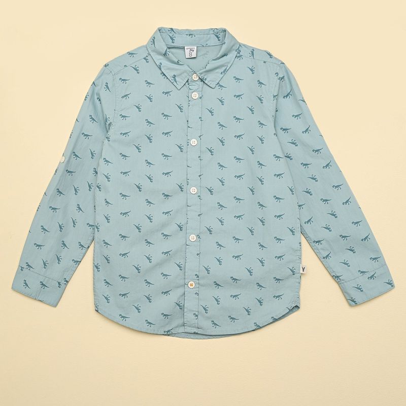 YAMP - Camisa para Niño Manga larga de Algodón Yamp