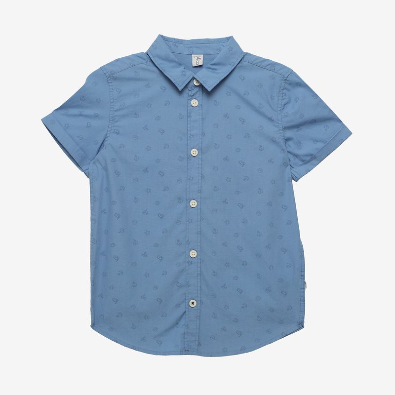 YAMP - Camisa para Niño Manga corta de Algodón Yamp