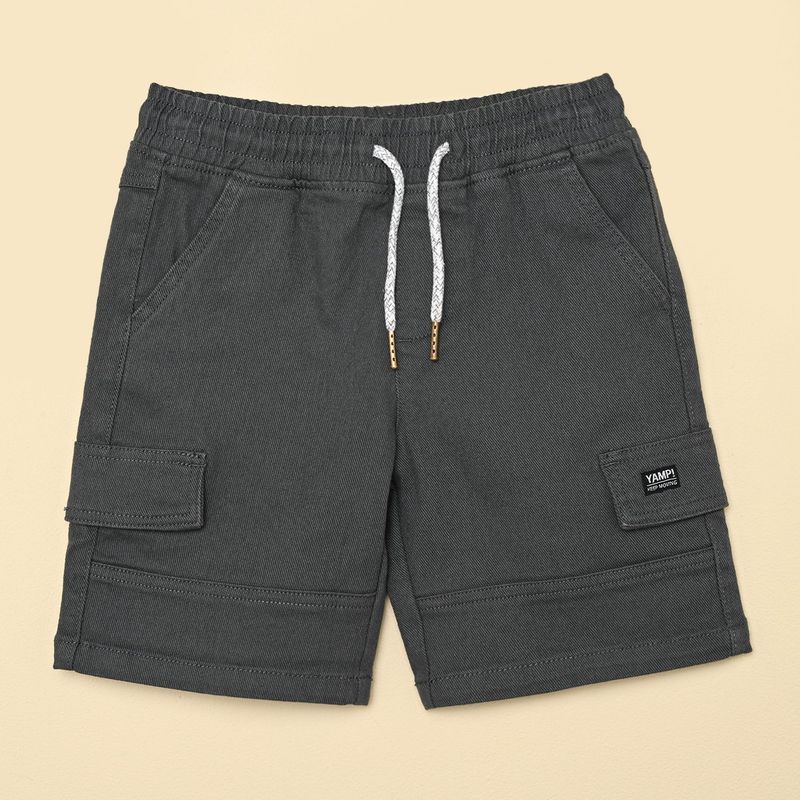 YAMP - Bermuda para Niño Cintura elásticada de Algodón Yamp