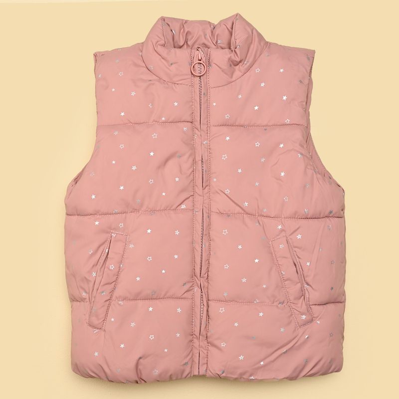 YAMP - Chaleco para Niña Con cuello Yamp