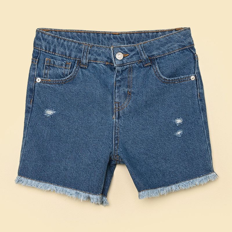 YAMP - Short para Niña Roturas de Algodón Yamp