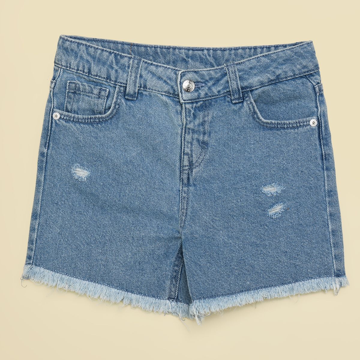 YAMP - Short para Niña Roturas de Algodón Yamp