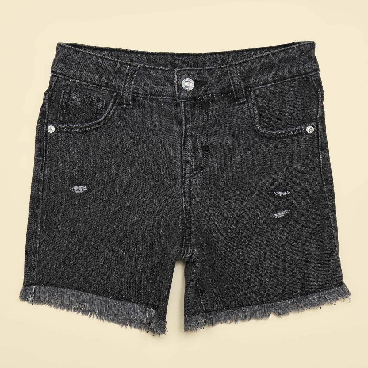 YAMP - Short para Niña Roturas de Algodón Yamp