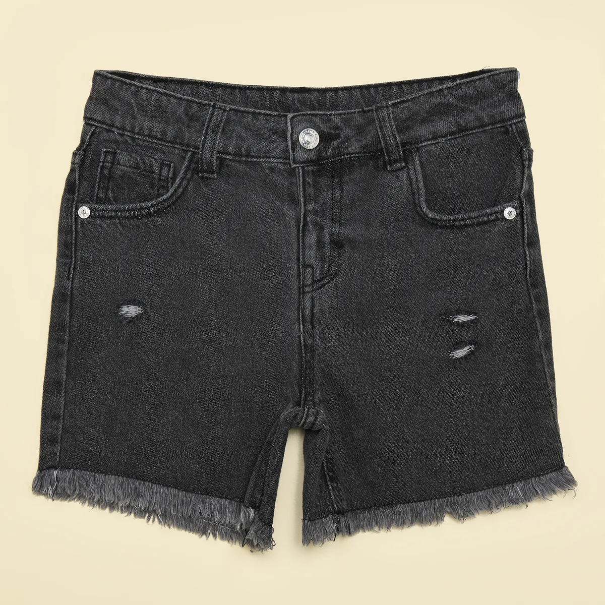 YAMP - Short para Niña Roturas de Algodón Yamp