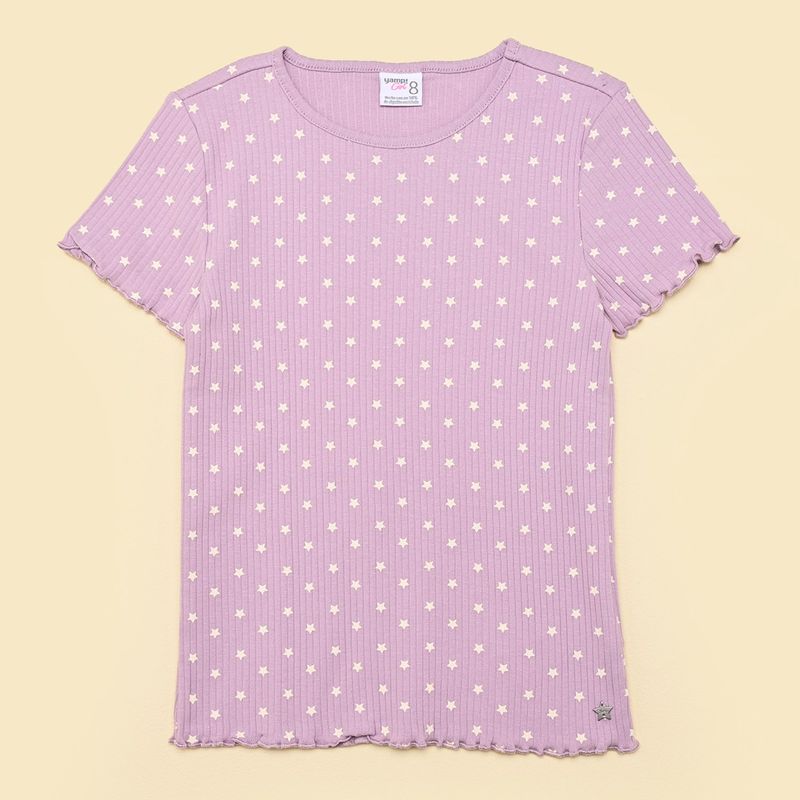 YAMP - Camiseta para Niña Manga corta de Algodón Yamp