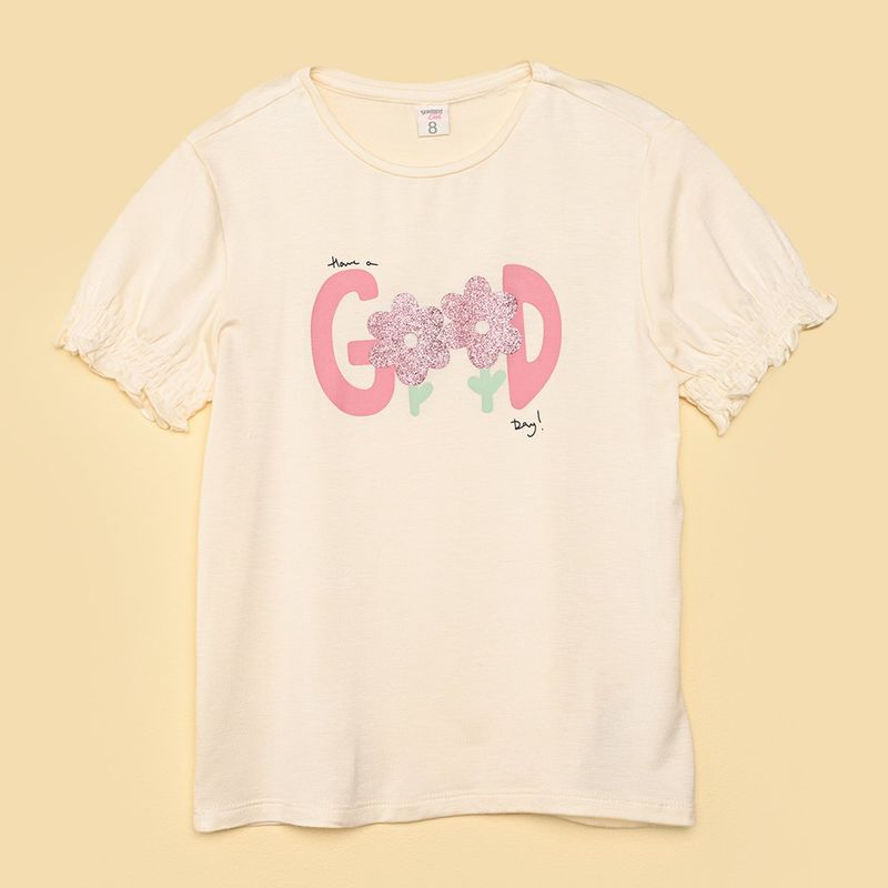 YAMP - Camiseta para Niña Manga corta Yamp