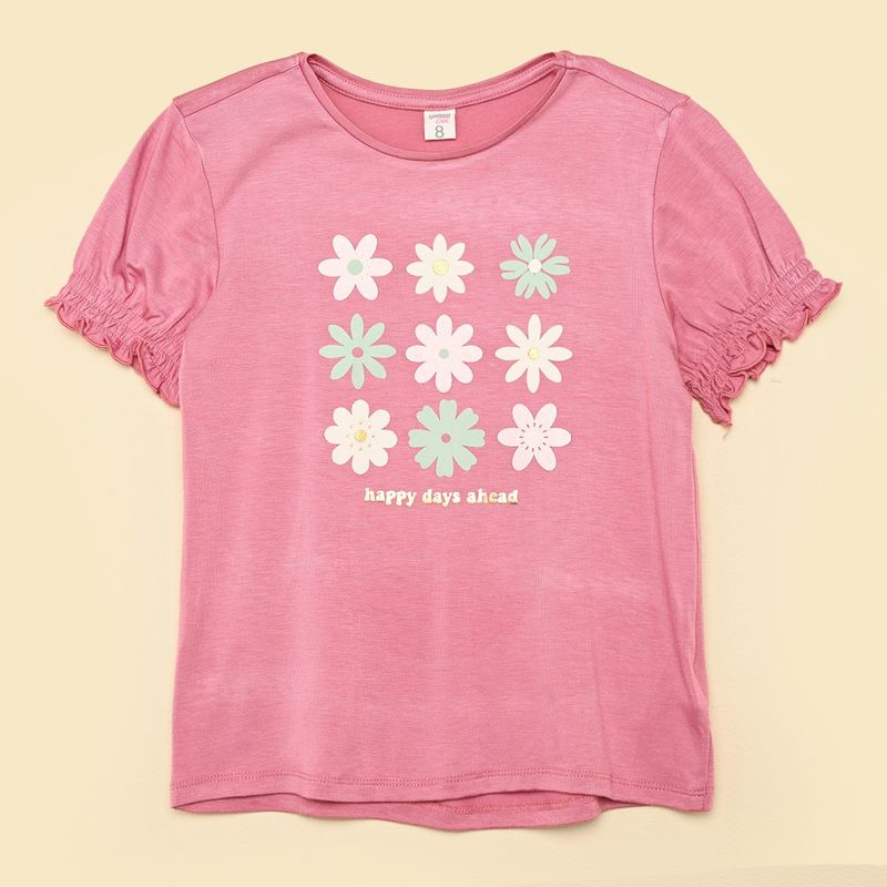 YAMP - Camiseta para Niña Manga corta Yamp