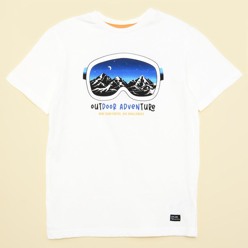 YAMP - Camiseta para Niño con Estampado Manga corta de Algodón Yamp