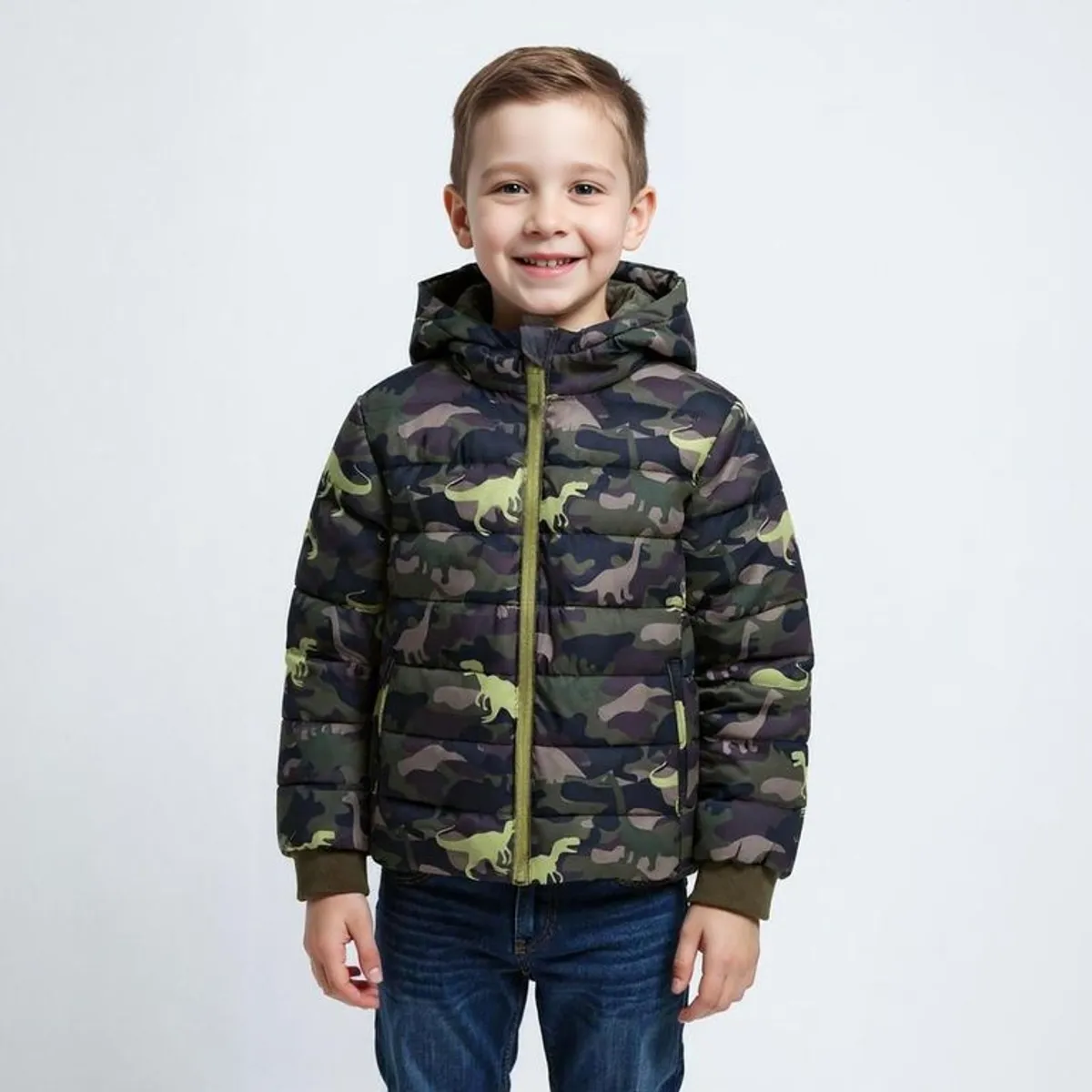 YAMP - Chaqueta para Niño Acolchada Con capucha Yamp