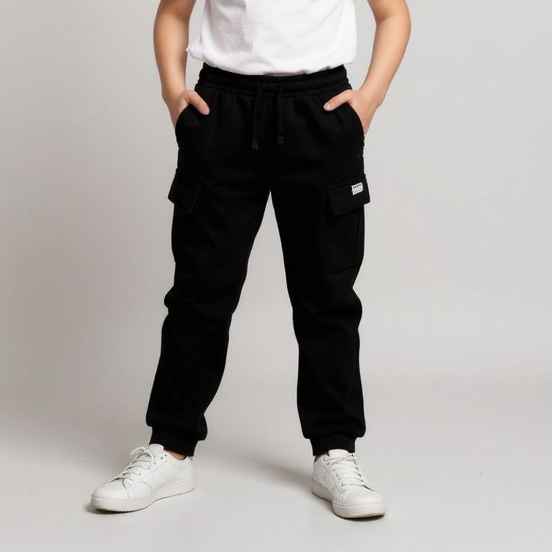 YAMP - Jogger para Niño Cintura elásticada de Algodón Yamp