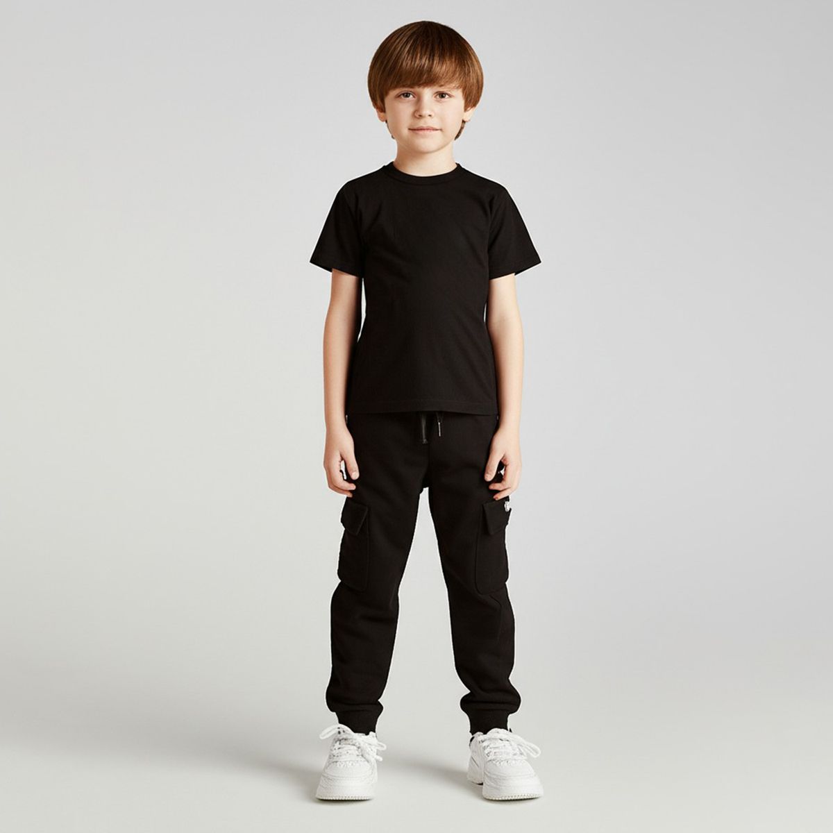 YAMP - Jogger para Niño Cintura elásticada de Algodón Yamp