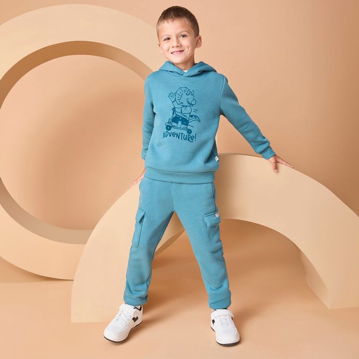 YAMP - Jogger para Niño Cintura elásticada de Algodón Yamp