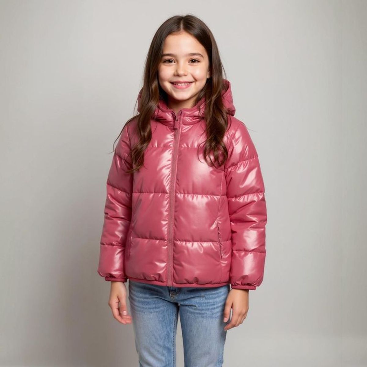 YAMP - Chaqueta para Niña Acolchado Con capucha Yamp