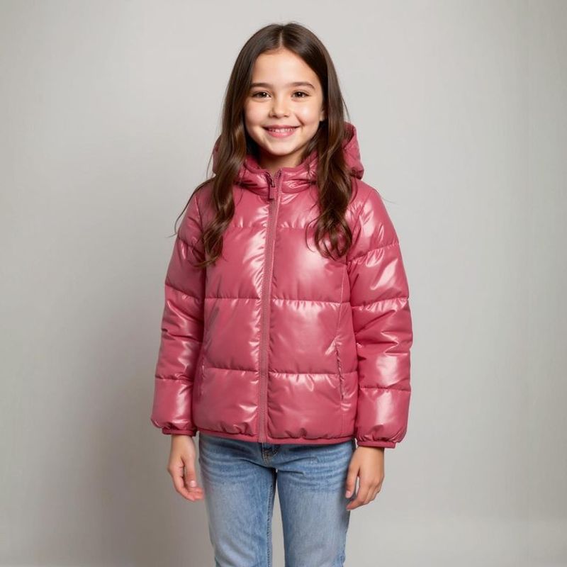 YAMP - Chaqueta para Niña Acolchado Con capucha Yamp