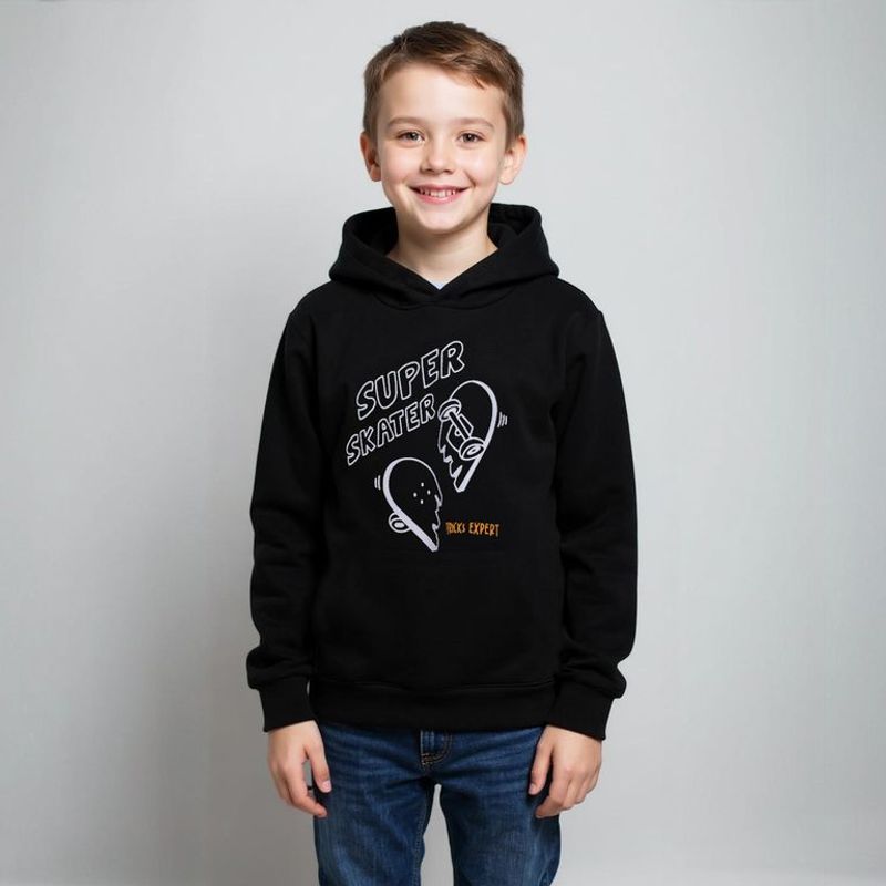 YAMP - Saco para Niño con Estampado Con capucha de Algodón Yamp