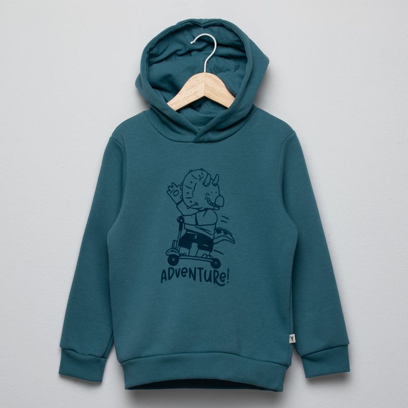 YAMP - Saco para Niño con Estampado Con capucha de Algodón Yamp