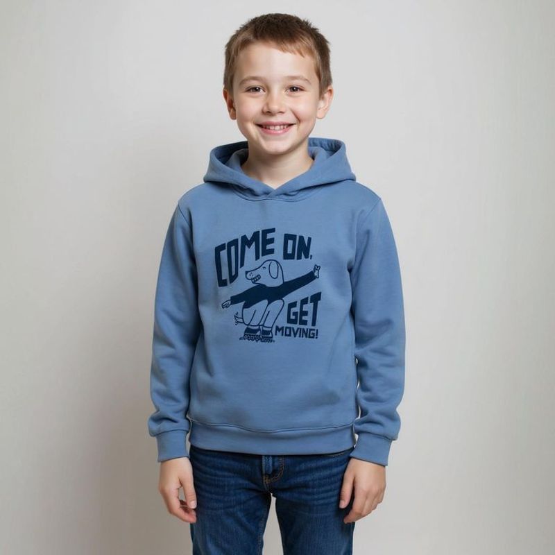 YAMP - Saco para Niño con Estampado Con capucha de Algodón Yamp