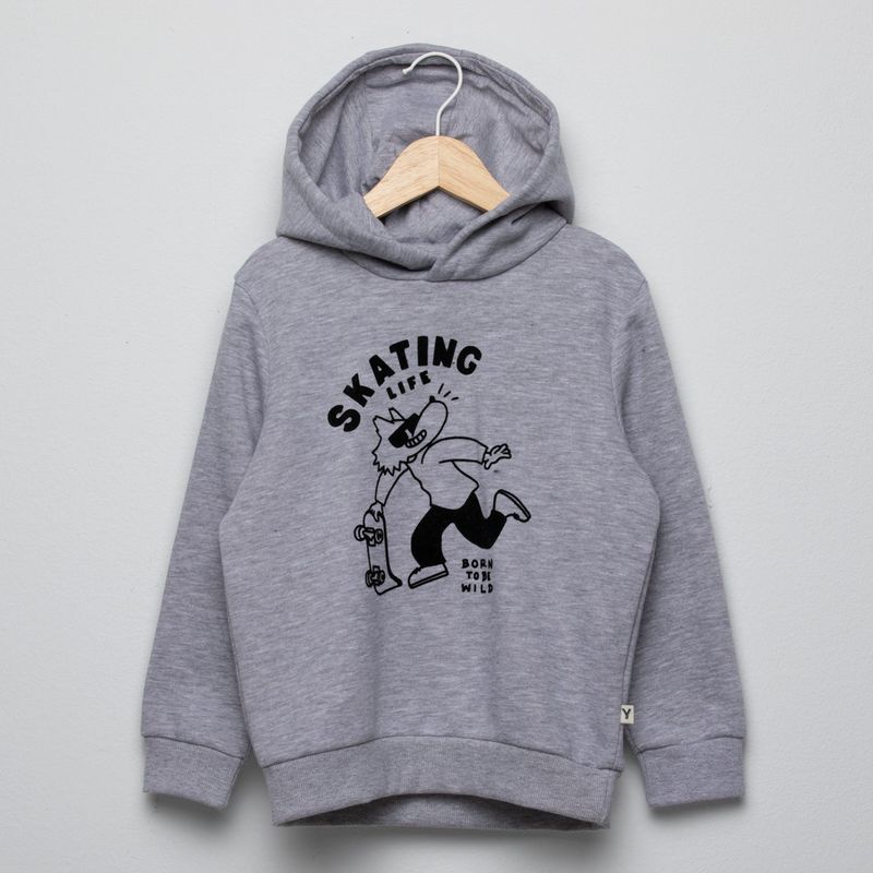 YAMP - Saco para Niño con Estampado Con capucha de Algodón Yamp