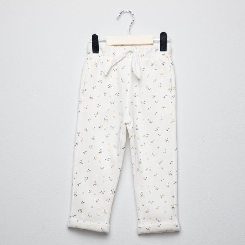 YAMP - Pantalón para Bebé niña Cintura elásticada de Algodón Yamp