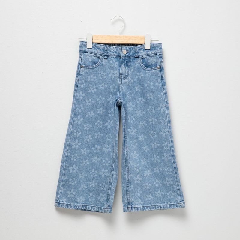 YAMP - Jean para Niña Wide de Algodón Yamp