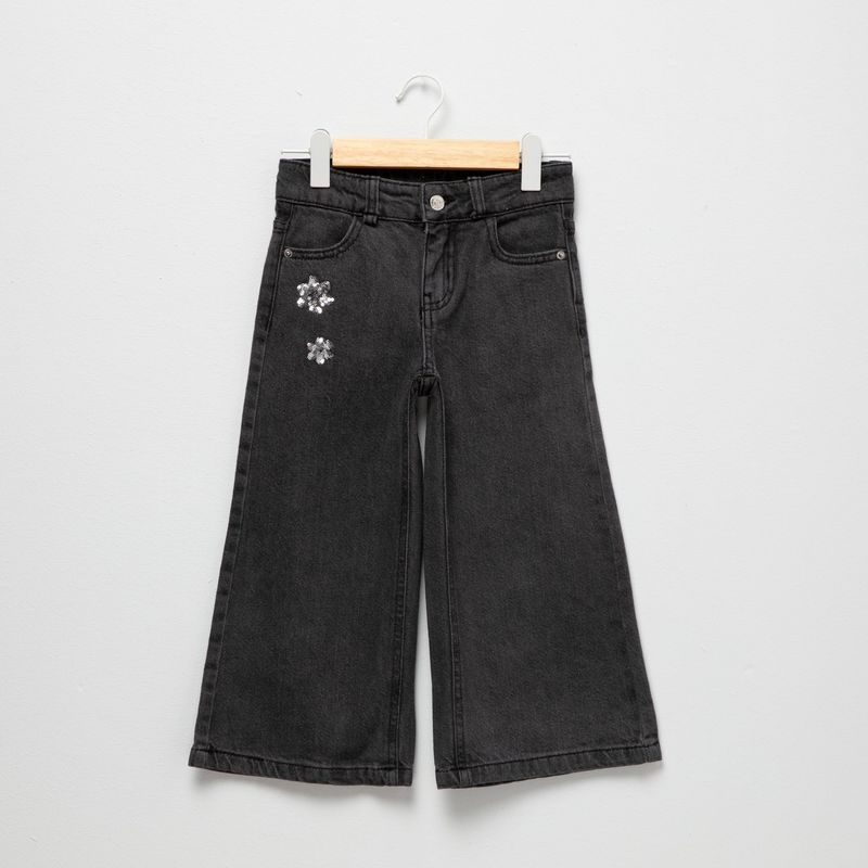 YAMP - Jean para Niña Wide de Algodón Yamp