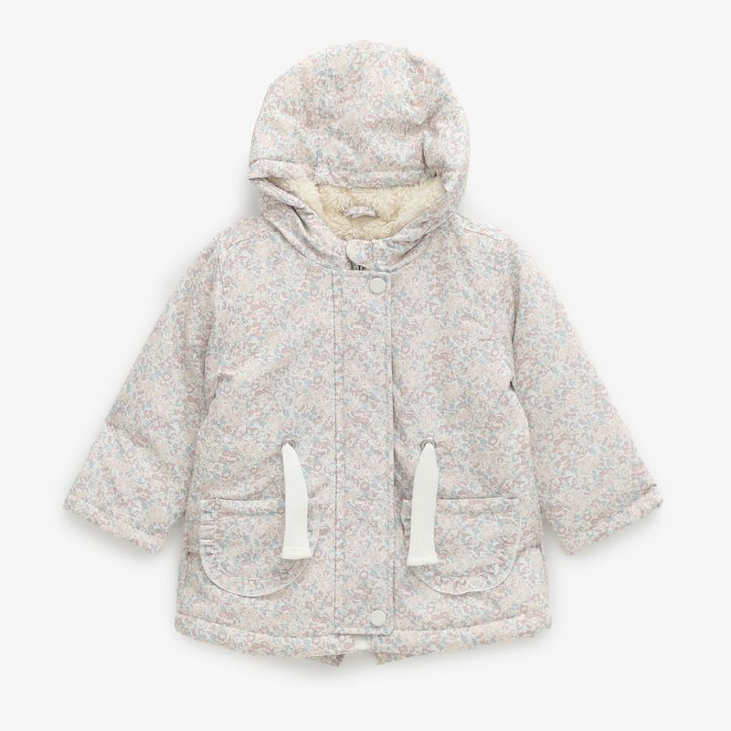 YAMP - Chaqueta Bebé niña  Acolchado Con capucha Yamp