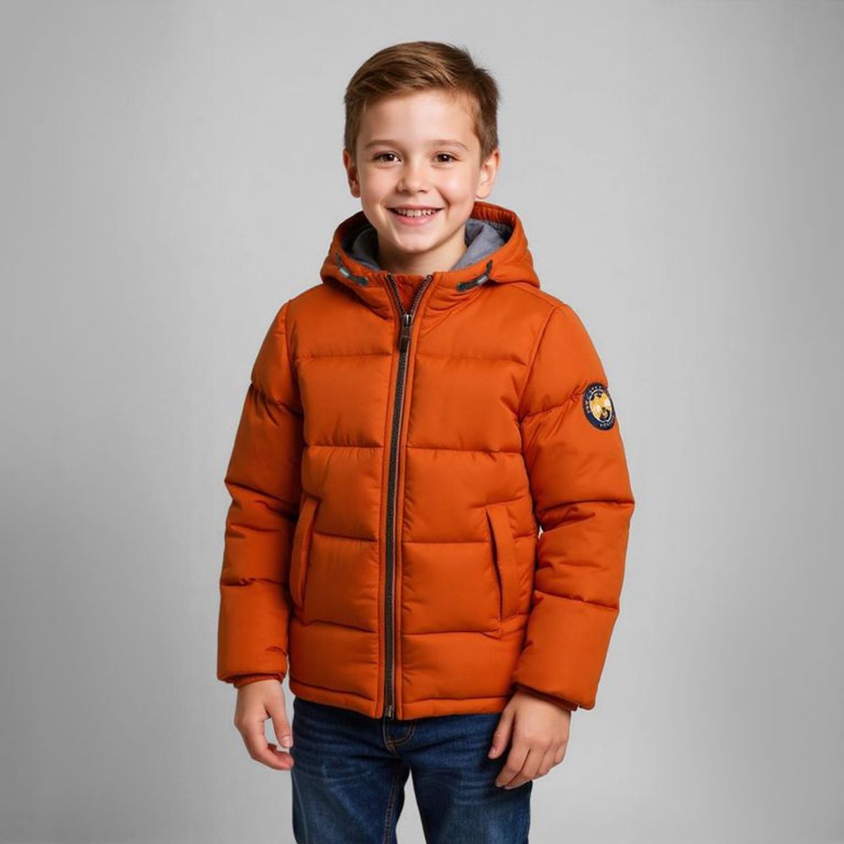 YAMP - Chaqueta para Niño Acolchada Con capucha Yamp