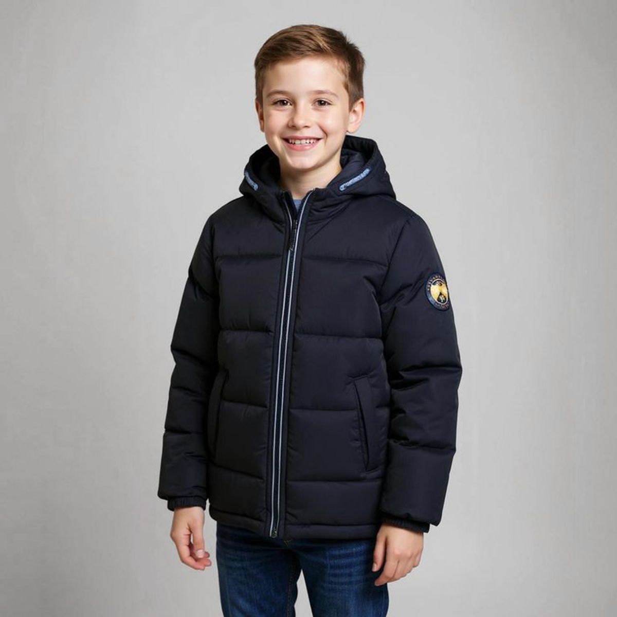 YAMP - Chaqueta para Niño Acolchada Con capucha Yamp