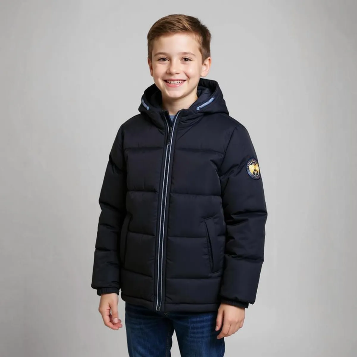 YAMP - Chaqueta para Niño Acolchada Con capucha Yamp