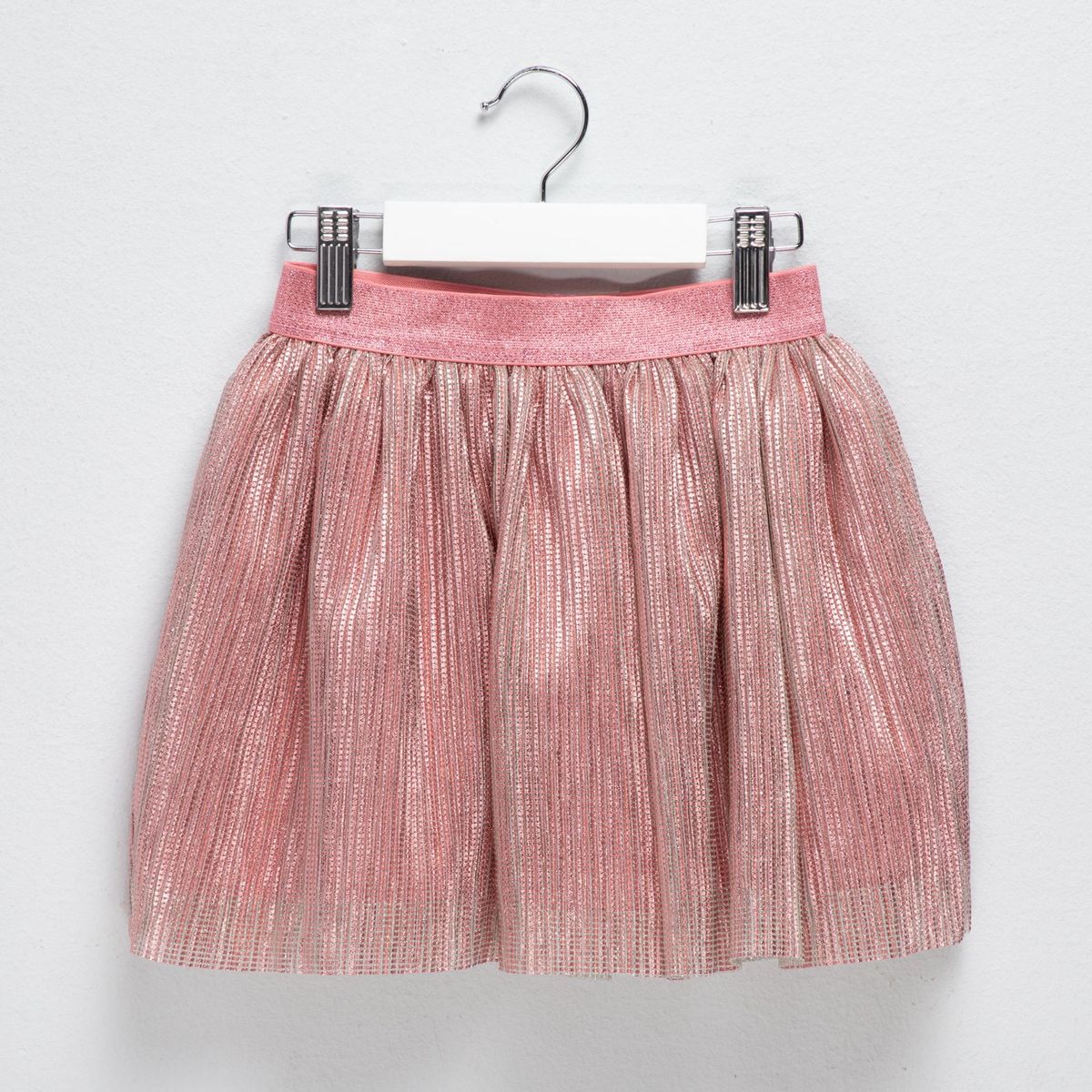 YAMP - Falda para Niña Brillante Cintura elásticada Yamp