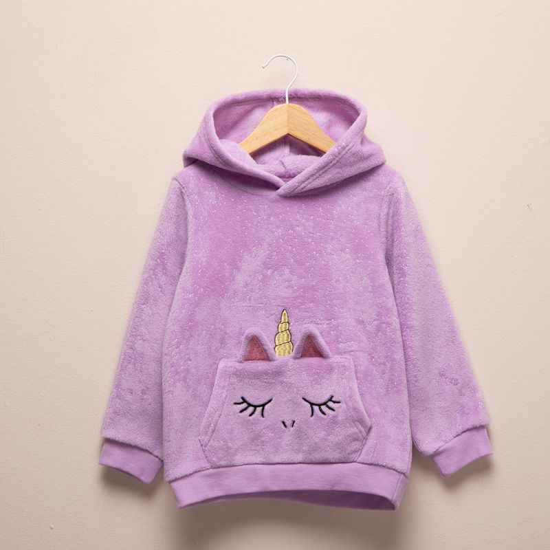 YAMP - Saco para Niña con aplique Con capucha Yamp
