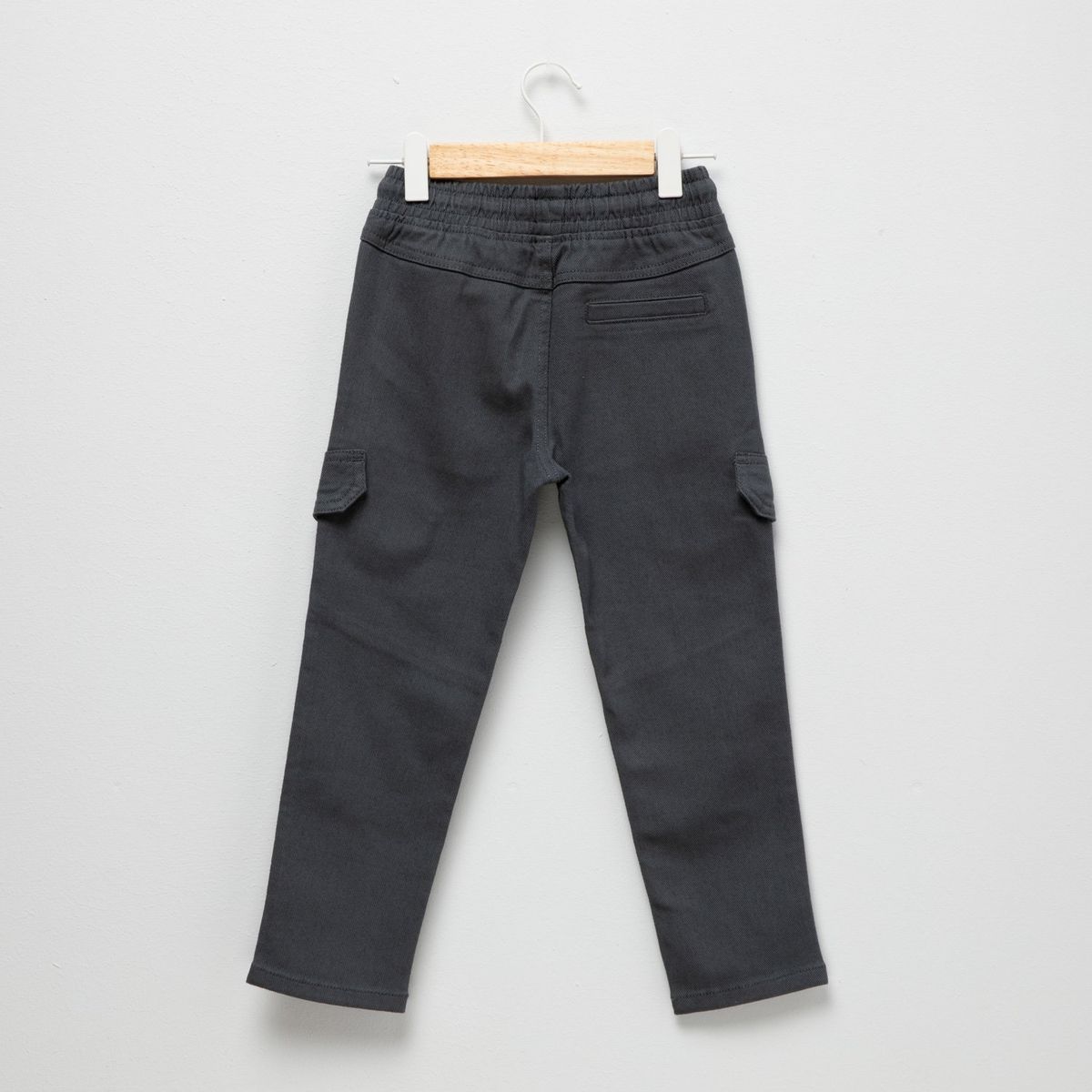 YAMP - Pantalón para Niño Cintura elásticada Cargo de Algodón Yamp