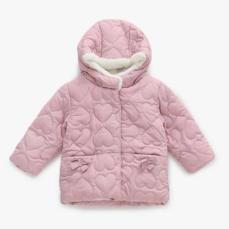 YAMP - Chaqueta para Bebé niña Acolchado Con capucha Yamp