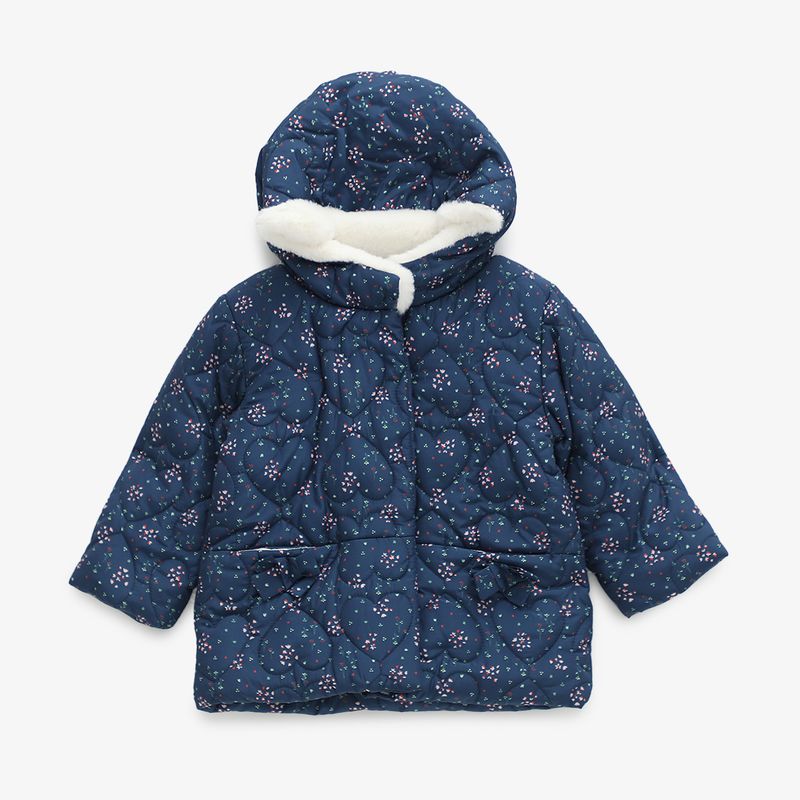 YAMP - Chaqueta para Bebé niña Acolchado Con capucha Yamp