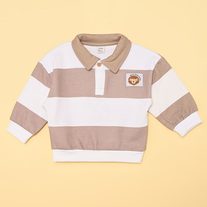 YAMP - Saco para Bebé niño de Rayas Con cuello Algodón Yamp