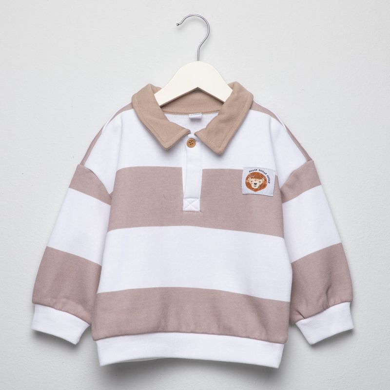YAMP - Saco para Bebé niño de Rayas Con cuello Algodón Yamp