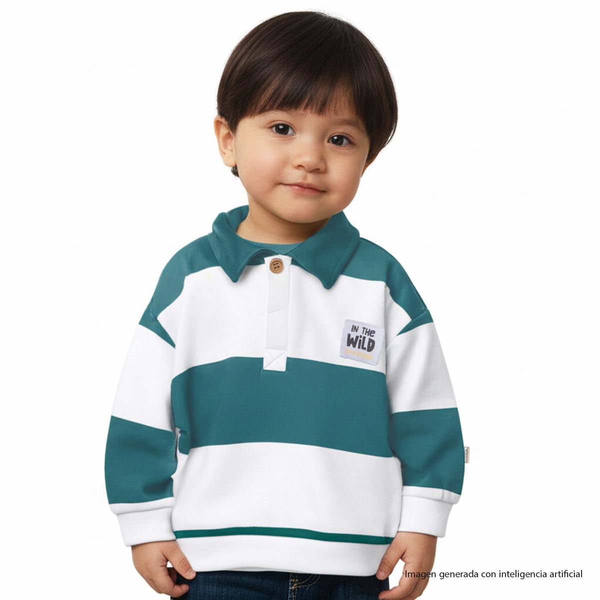 YAMP - Saco para Bebé niño de Rayas Con cuello Algodón Yamp