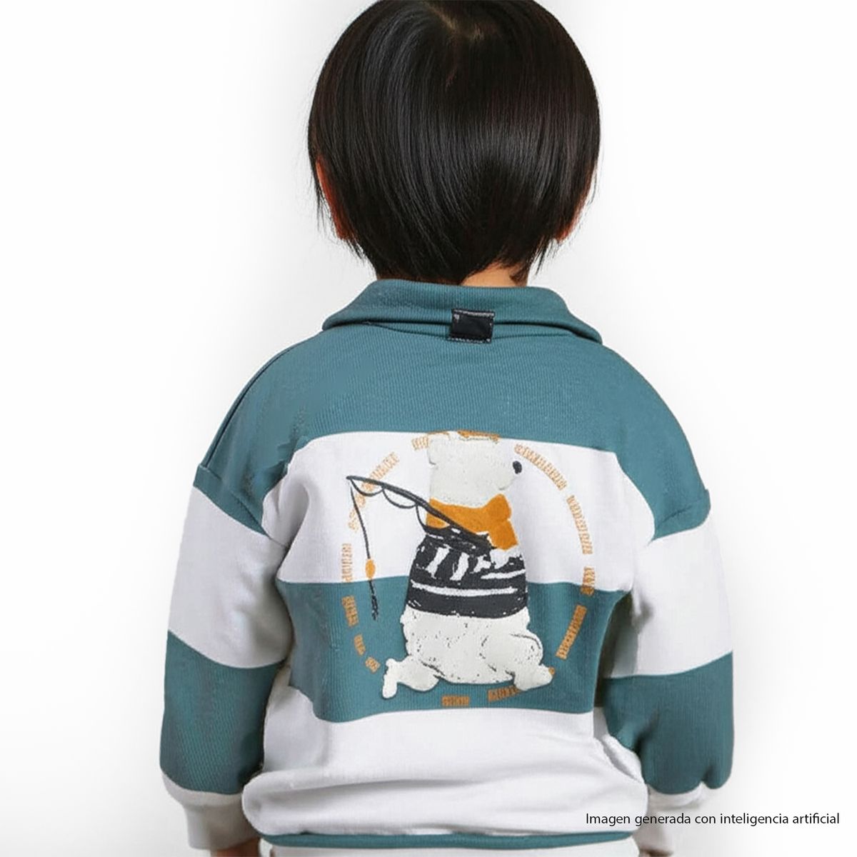 YAMP - Saco para Bebé niño de Rayas Con cuello Algodón Yamp