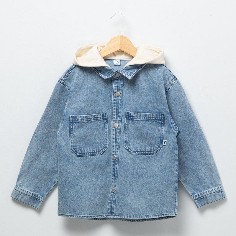 YAMP - Chaqueta para Niño  Con capucha de Algodón Yamp