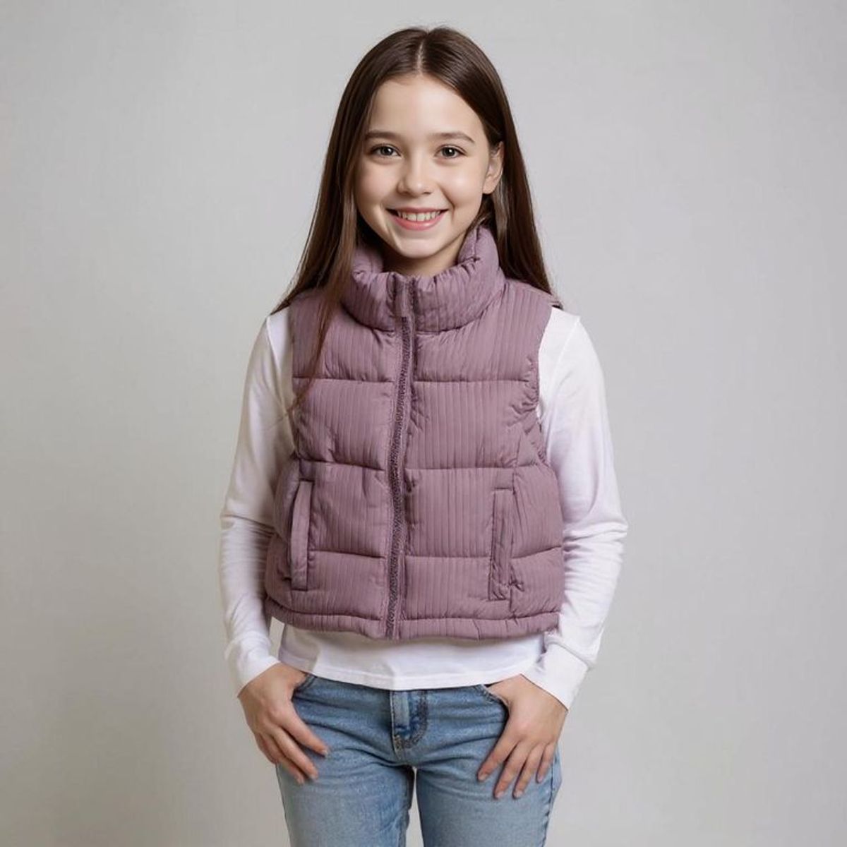 YAMP - Chaleco Para Niña Acolchado Yamp