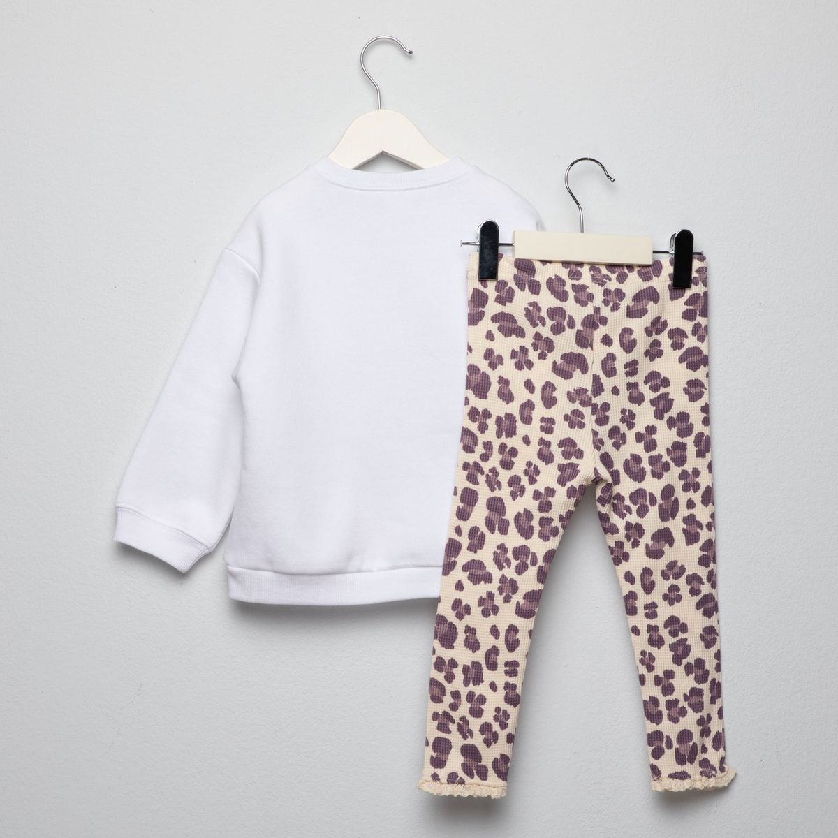 YAMP - Set Saco manga larga + Pantalón para Bebé niña en Algodón YAMP