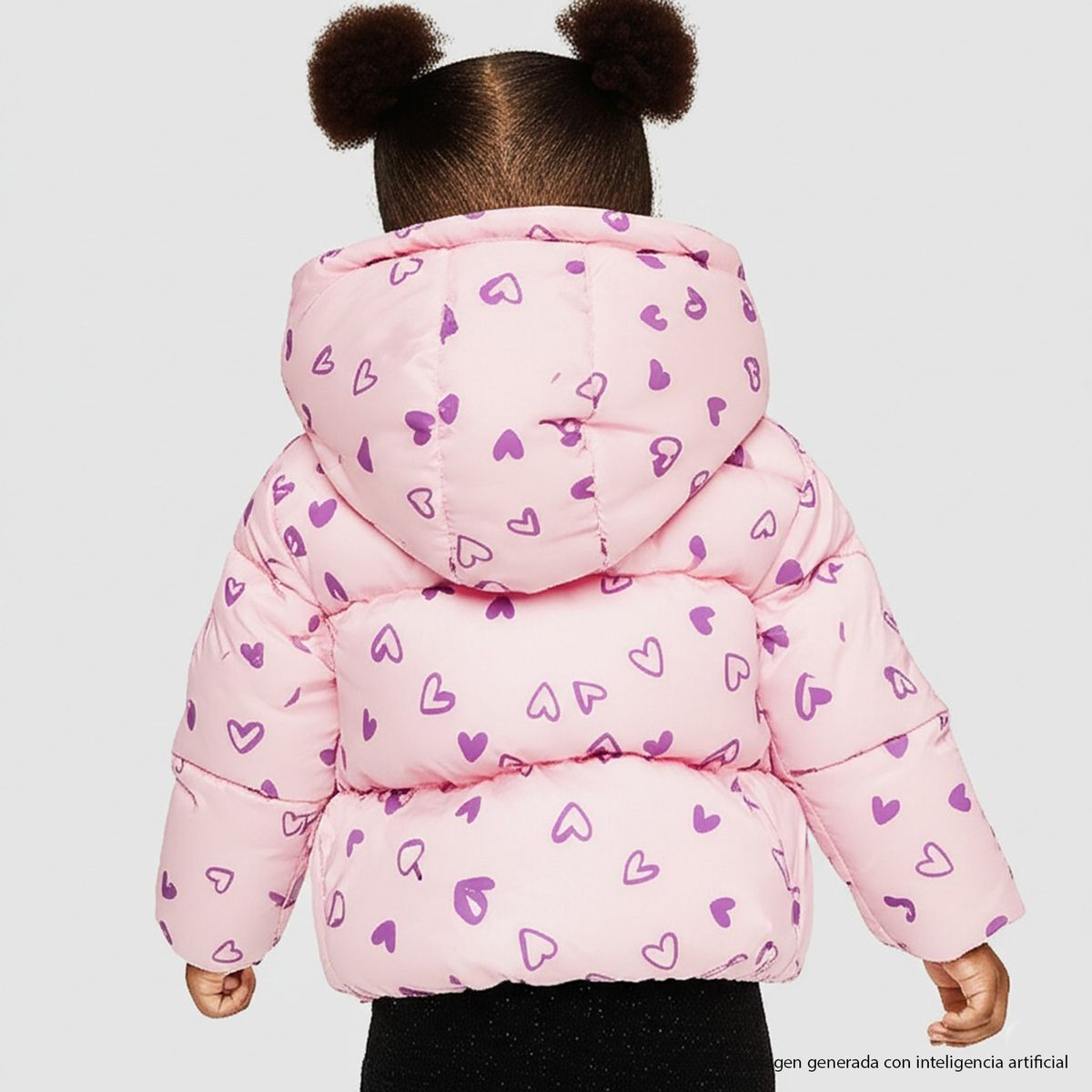 YAMP - Chaqueta para Bebé niña Acolchada Con capucha Yamp