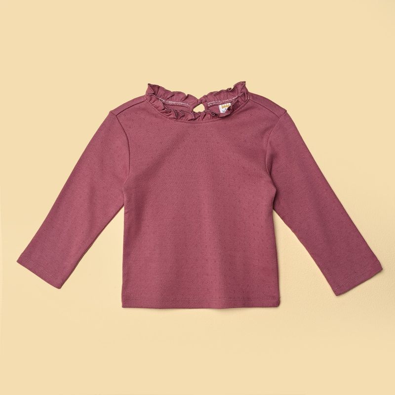 YAMP - Camisetas para Bebé niña Pack de 2 unidades Manga larga de Algodón Yamp