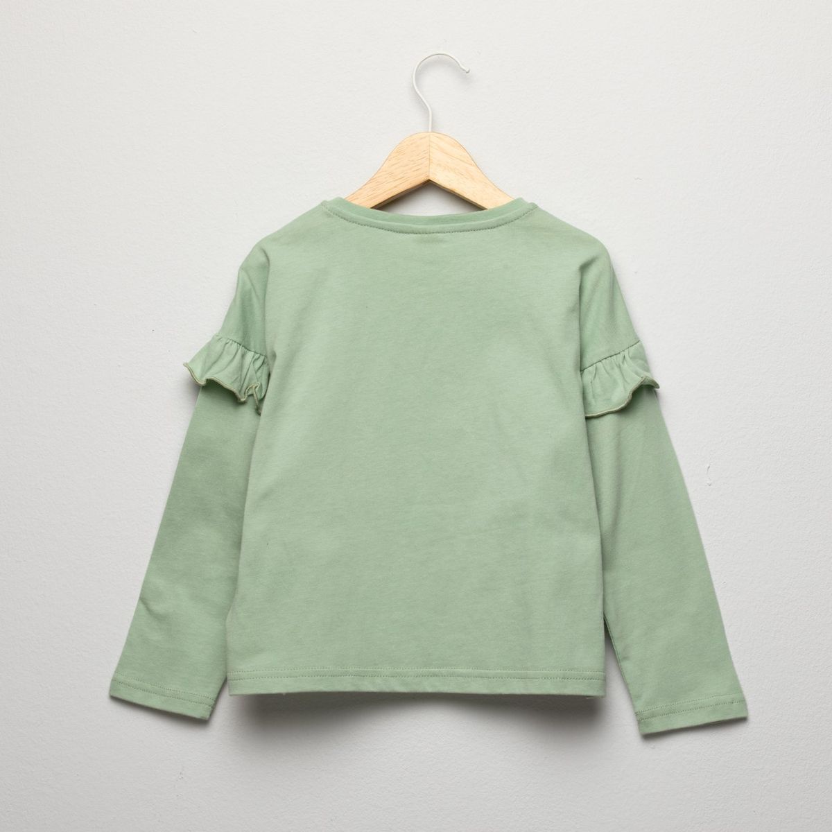 YAMP - Camiseta para Niña con Estampado Manga larga de Algodón Yamp