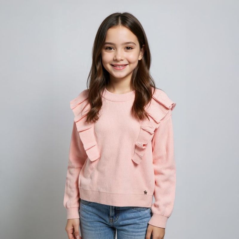 YAMP - Saco para Niña con Boleros Yamp