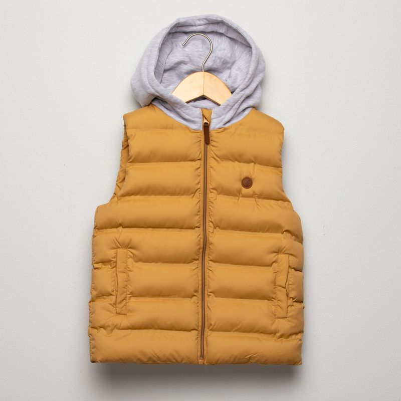 YAMP - Chaleco para Niño Acolchado Con capucha de Algodón Yamp