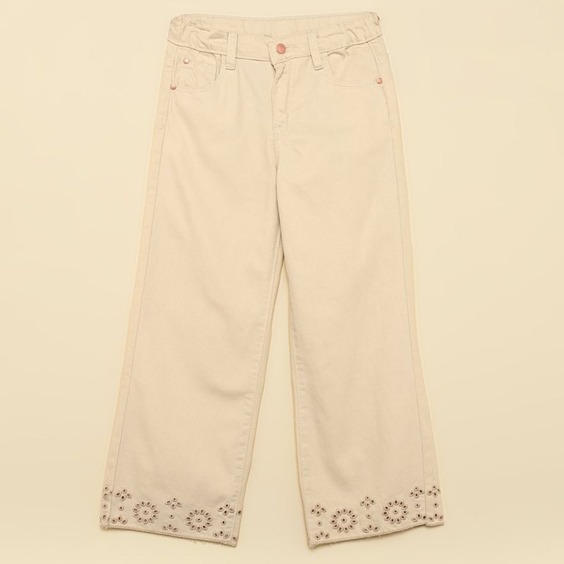 YAMP - Pantalón para Niña de Algodón Yamp