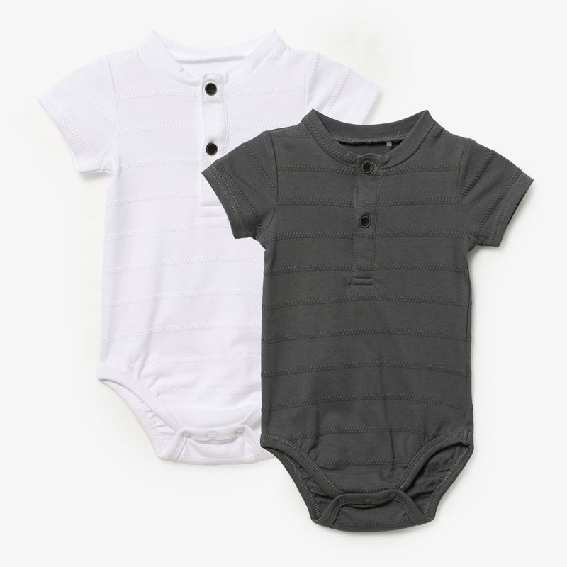 YAMP - Bodies para Bebé niño Pack de 2 unidades de Algodón Yamp